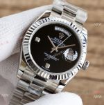 Swiss Copy Rolex Day Date 36mm President Strap Onyx Dial - ETA2836 Movement_th.jpg